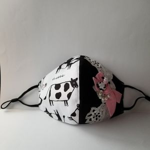 Cow print ( adult mask)